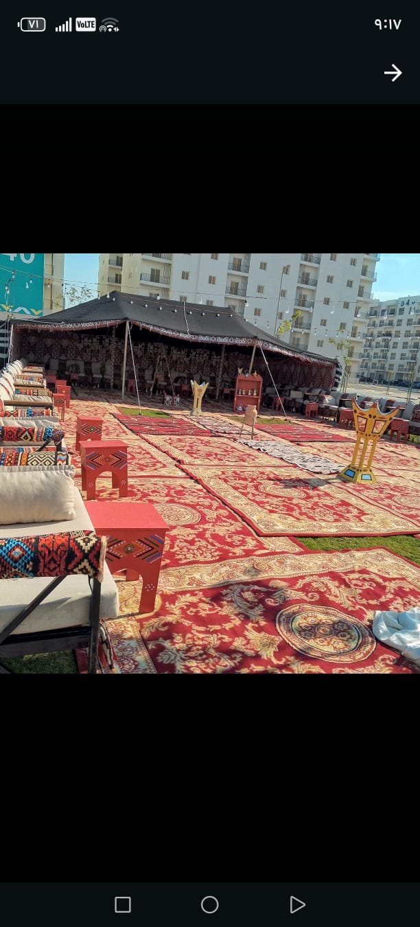 تأجير خيام عربية وأوروبية بالشرقية